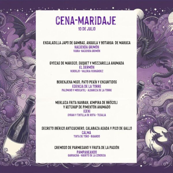 Cena Maridaje - 10 de Julio - Imagen 2